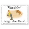Warnschild: Ausgeruhter Hund! -Trixi Haustier Geschaft 561208205aluminiumschild fuer draussen ausgeruhter hund 5612082YPLgSNuYRmB0v