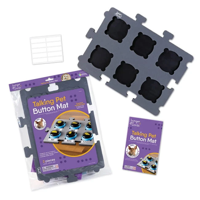 Hunger For Words Talking Pet Button Matte 3 Hunger For Words Talking Pet Button Matte