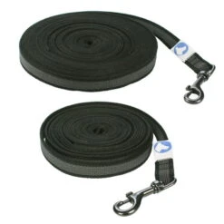 Gummierte Leine Breit INOX