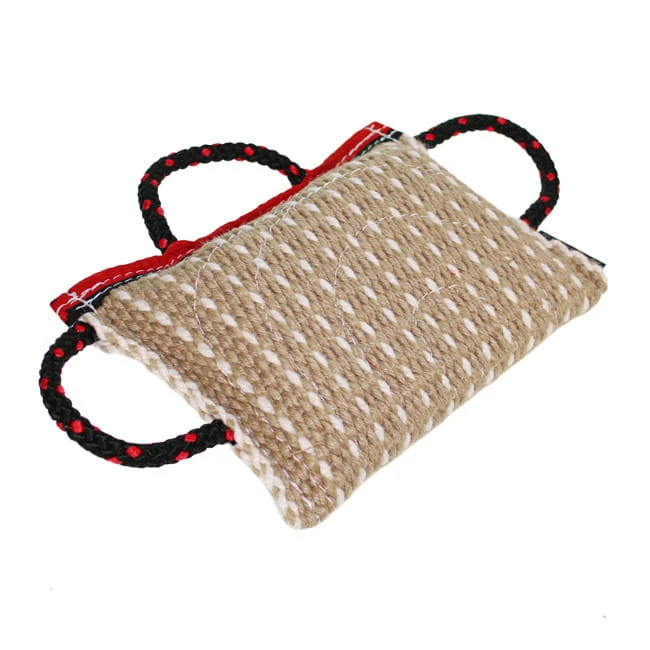 Kleines Keilförmiges Beißkissen Jute 3 Kleines Keilförmiges Beißkissen Jute